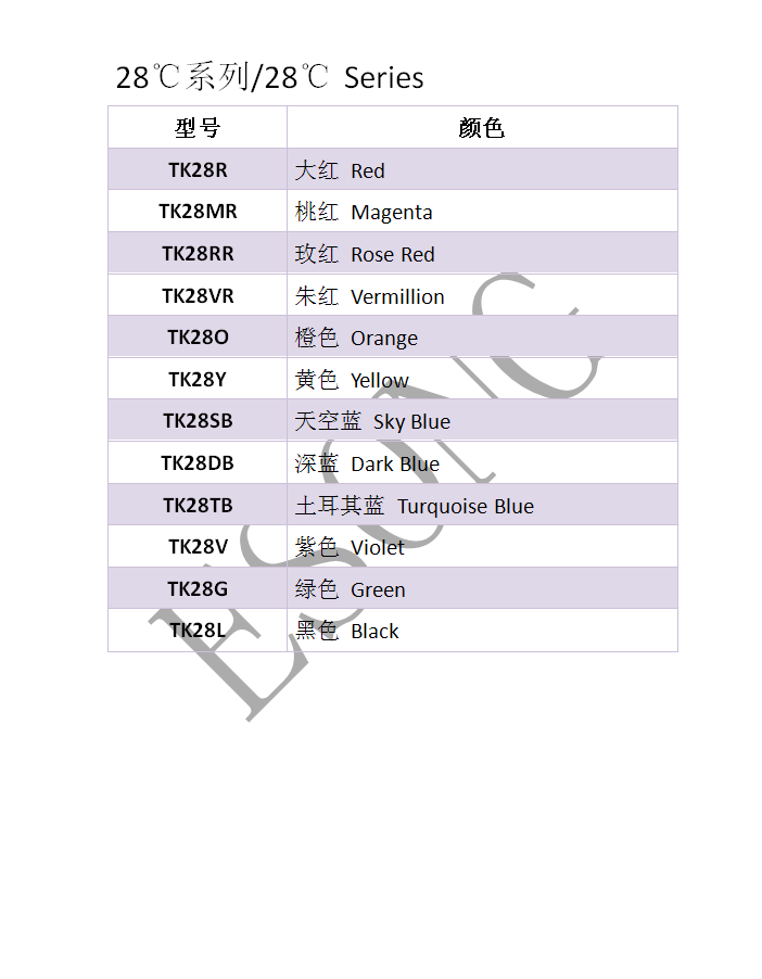 28℃溫變係列